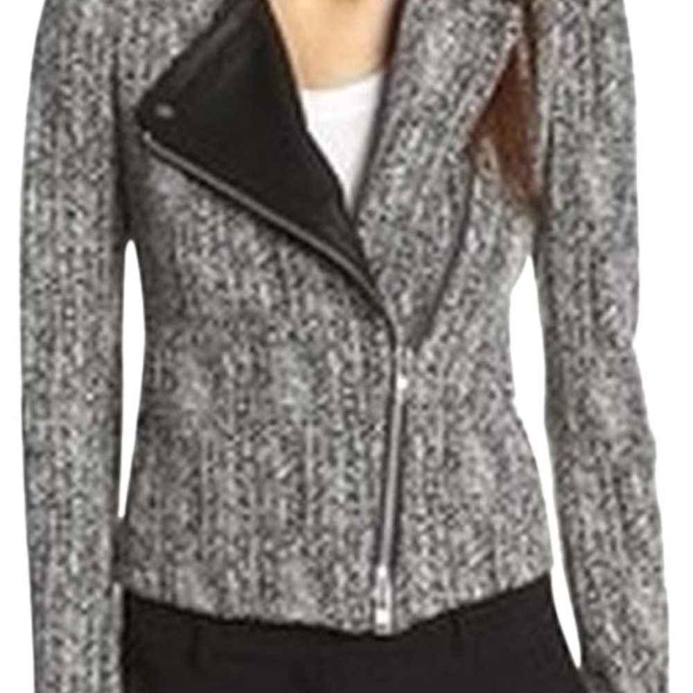 Theory Black/Grayish Blue Joean Herringbone